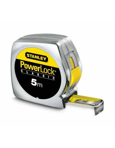 STANLEY FLESSOMETRO POWERLOCK 5m x 25mm