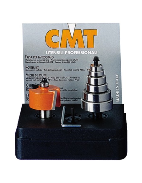 CMT 935.001.11 KIT CON FRESA PER LEGNO A GRADINO H0-12,7mm I12,7mm