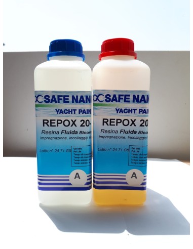 OC SAFE NANOTEC REPOX 20-10 RESINA FLUIDA PER IMPREGNAZIONE E INCOLLAGGIO 1,5LT