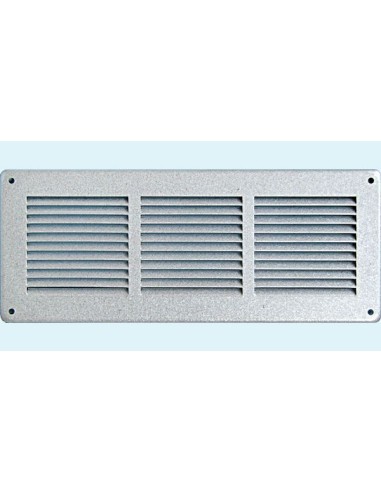 La Ventilazione GAL10R Griglia di ventilazione quadra Alluminio e argento 140x140mm