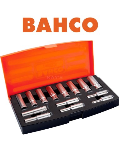 BAHCO - S1214L 3/4 - SET DI BUSSOLE PROFONDE VERSIONE LUNGA